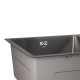 Lidz Мийка для кухні з двома чашами інтегрована Handmade H7843 (LDH7843BPVD45586) Brushed Black PVD 3,0/1,0 мм