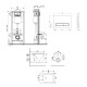 Qtap Комплект: Gemini Ultra Quiet унітаз підвісний QT2533076EUQW + Nest комплект інсталяції 4в1 (Клавіша лінійна Satin) QT0133M425 + QT0111M08382SAT