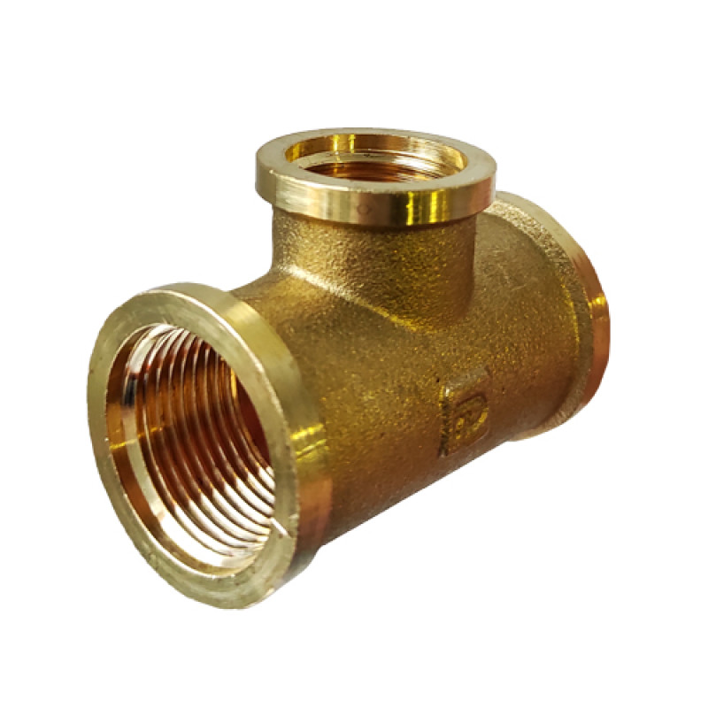 FADO Тройник 3/4x1/2x3/4" ВВВ латунь (T04B)