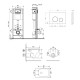 Qtap Комплект: Gemini Ultra Quiet унітаз підвісний QT2533076EUQW + Nest комплект інсталяції 4в1 (Клавіша кругла Black mat) QT0133M425+QT0111M11V1146MB