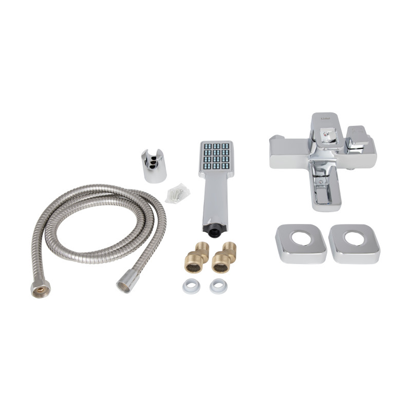 Lidz Змішувач для ванни Wawel 006 (з душовим гарнітуром) (k35) LDWAW006CRM45388 Chrome