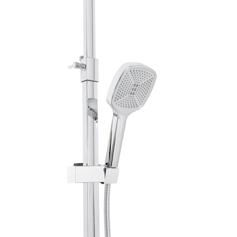 Lidz Душова система універсальна Wawel 1030 на три споживача (з виливом) (k35) LDWAW1030CRM45391 Chrome