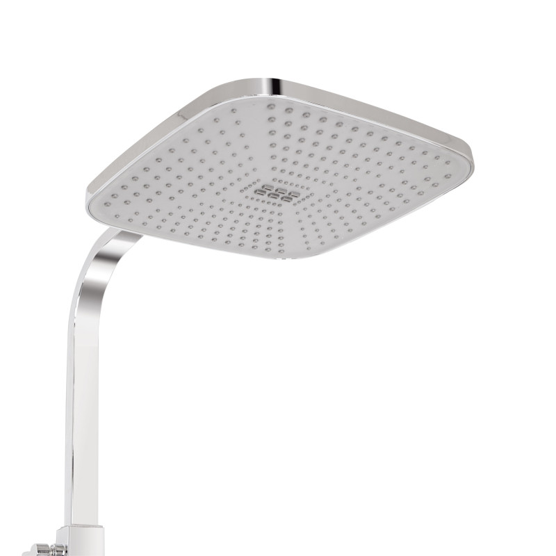 Lidz Душова система універсальна Wawel 1030 на три споживача (з виливом) (k35) LDWAW1030CRM45391 Chrome