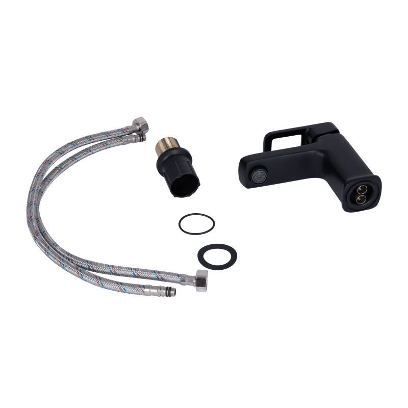 Lidz Змішувач для раковини Wawel 001 (k35) LDWAW001BLA45392 Black