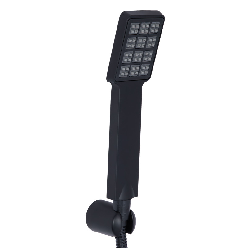 Lidz Змішувач для ванни Wawel 005 з поворотним виливом (з душовим гарнітуром) (k35) LDWAW005BLA45394 Black