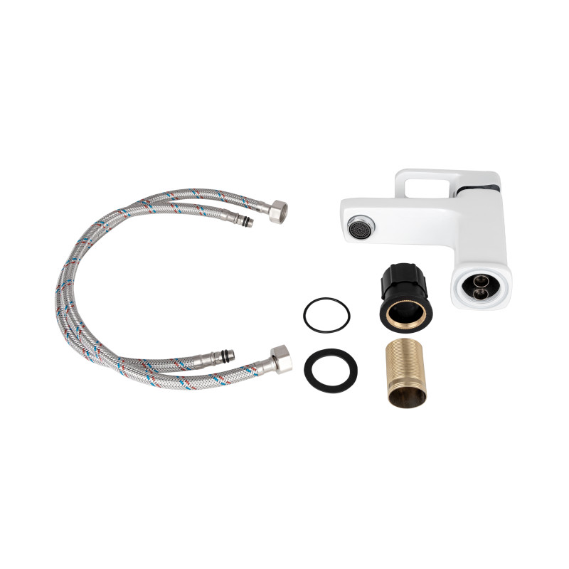 Lidz Змішувач для раковини Wawel 001 (k35) LDWAW001WHI45397 White