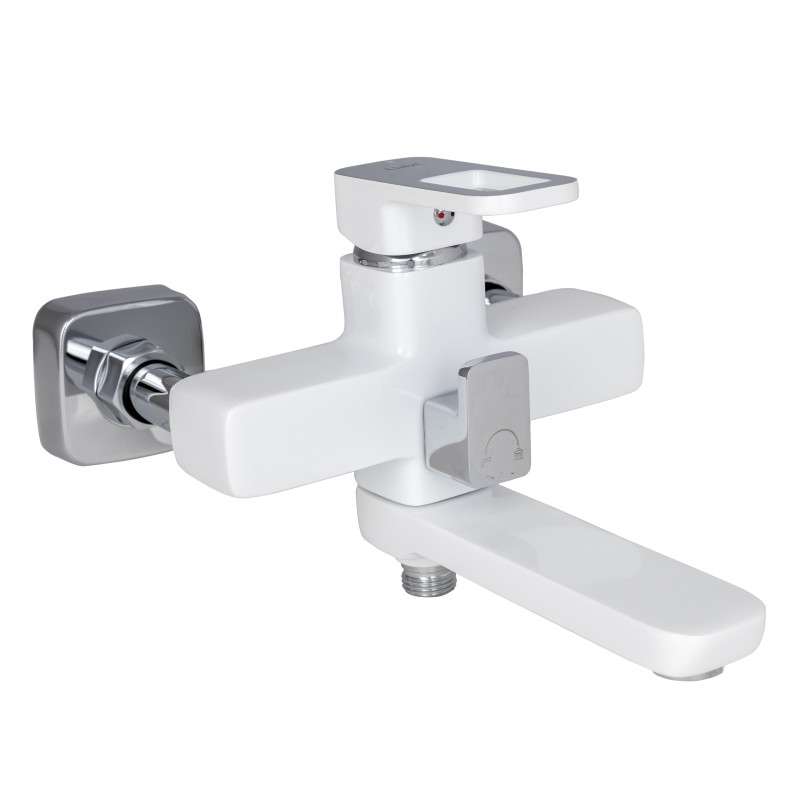 Lidz Душова система універсальна Wawel 1030 на три споживача (з виливом) (k35) LDWAW1030WHI45401 White