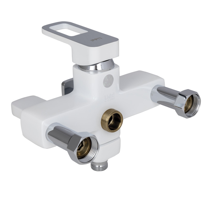 Lidz Душова система універсальна Wawel 1030 на три споживача (з виливом) (k35) LDWAW1030WHI45401 White