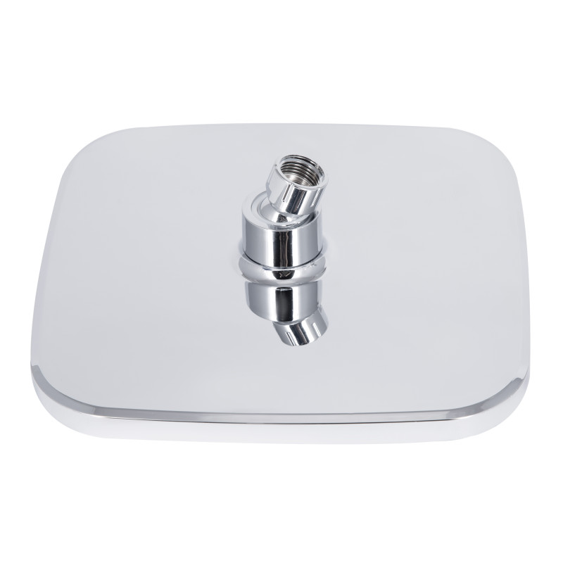 Lidz Душова система універсальна Dozorca 1030 на три споживача (з виливом) (k35) LDDOZ1030CRM45407 Chrome