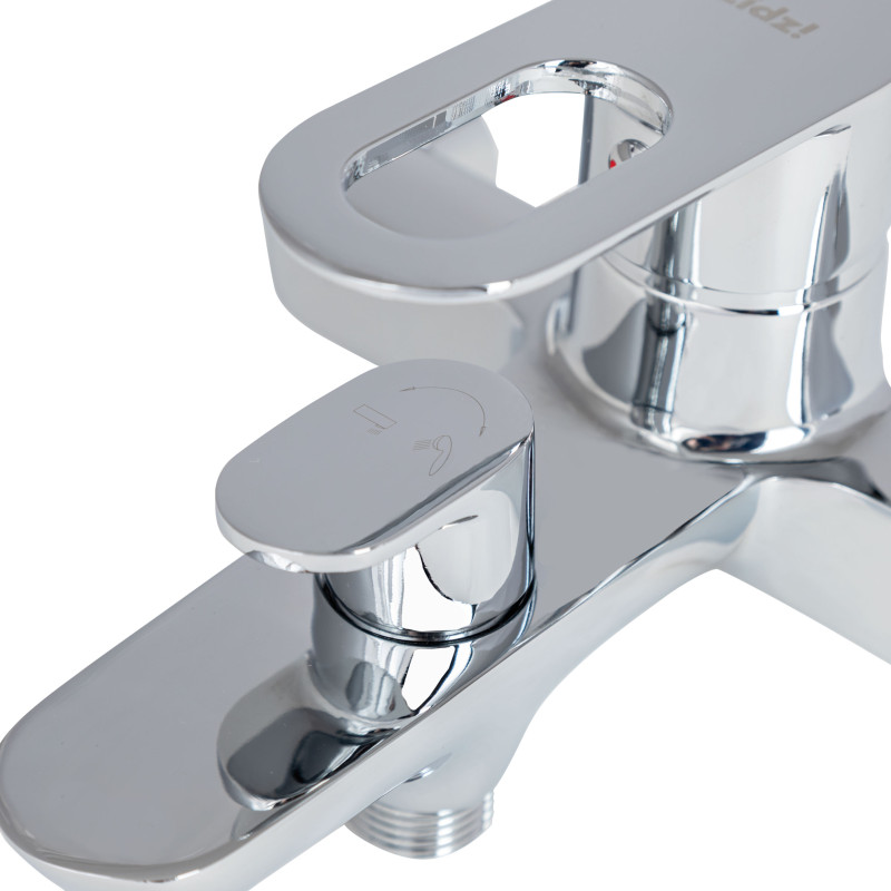 Lidz Змішувач для ванни Latwa 006 (з душовим гарнітуром) (k35) LDLAT006CRM45414 Chrome