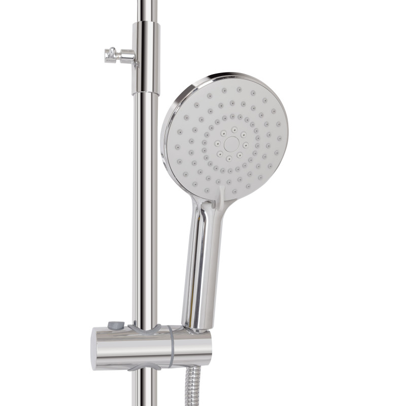 Lidz Душова система універсальна Latwa 1030 на три споживача (з виливом) (k35) LDLAT1030CRM45417 Chrome