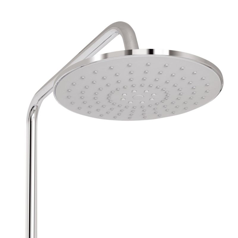 Lidz Душова система універсальна Latwa 1030 на три споживача (з виливом) (k35) LDLAT1030CRM45417 Chrome