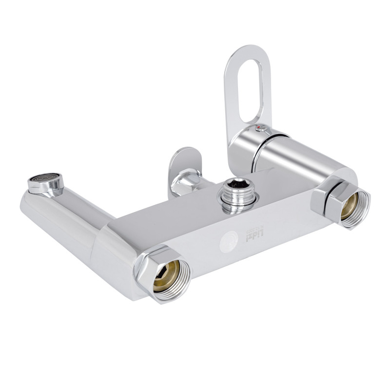 Lidz Душова система універсальна Latwa 1030 на три споживача (з виливом) (k35) LDLAT1030CRM45417 Chrome