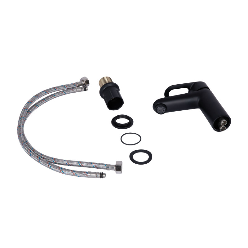 Lidz Змішувач для раковини Latwa 001 (k35) LDLAT001BLA45418 Black