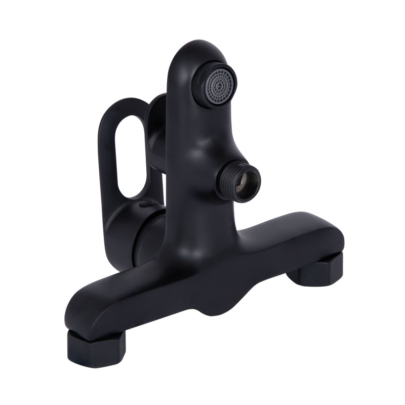 Lidz Змішувач для ванни Latwa 006 (з душовим гарнітуром) (k35) LDLAT006BLA45419 Black