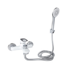 Lidz Змішувач для ванни Latwa 006 (з душовим гарнітуром) (k35) LDLAT006WHI45424 White