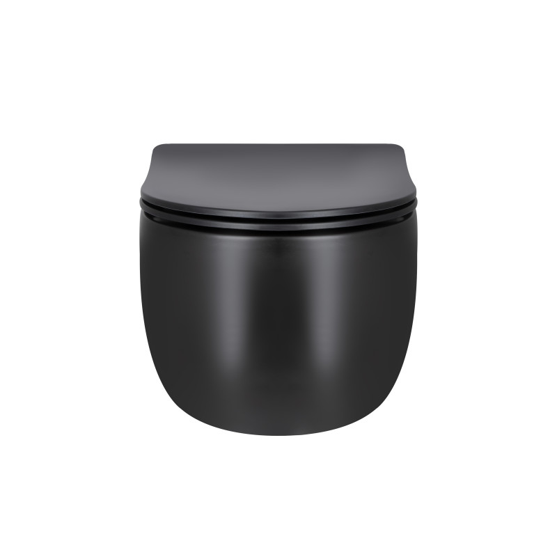 Qtap Унітаз підвісний Taurus безободковий з сидінням Soft-close QT2433084EUQMB