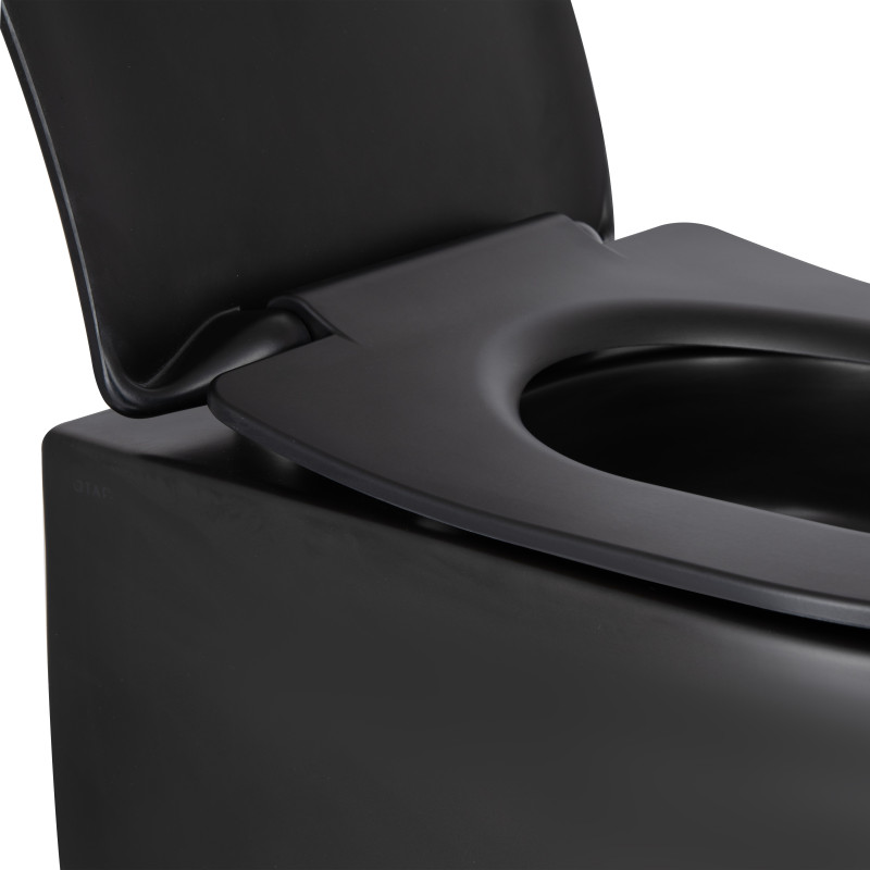 Qtap Унітаз підвісний Taurus безободковий з сидінням Soft-close QT2433084EUQMB