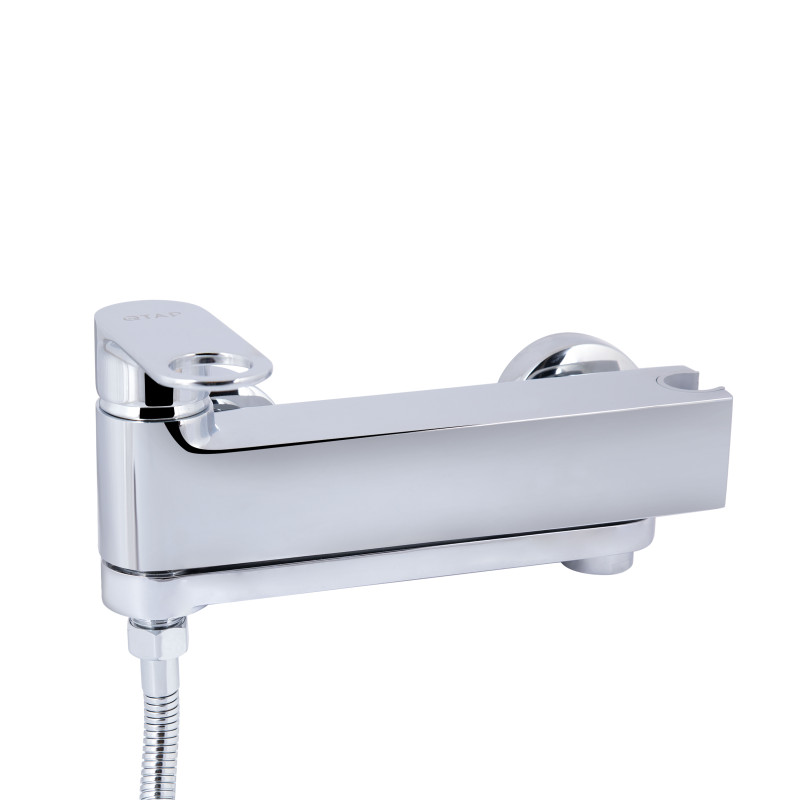 Qtap Змішувач для ванни Jay з поворотним виливом (з душовим гарнітуром) QTJAY260CRM45542 Chrome