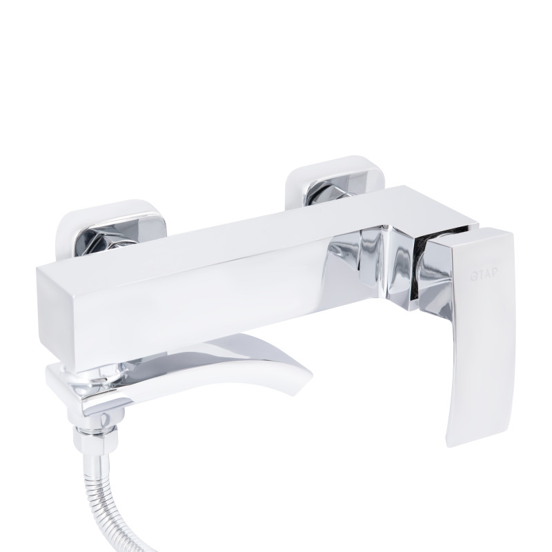 Qtap Змішувач для ванни Swan Cascada з поворотним виливом (з душовим гарнітуром) QTSWA260CRM45565 Chrome