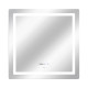 Qtap Дзеркало Mideya 800x800 з LED-підсвічуванням Touch, з антизапотіванням, з годинником, димером, рег. яскравості QT2078NCF8080W