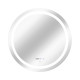 Qtap Дзеркало Mideya R800 з LED-підсвічуванням Touch, з антизапотіванням, з годинником, димером, рег. яскравості QT2078NCR8080W
