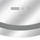 Qtap Дзеркало Mideya R800 з LED-підсвічуванням Touch, з антизапотіванням, з годинником, димером, рег. яскравості QT2078NCR8080W