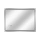 Qtap Дзеркало Mideya 800х600 з LED-підсвічуванням Touch, з антизапотіванням, з годинником, димером, рег. яскравості QT2078NCF8060W
