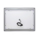 Qtap Дзеркало Mideya 800х600 з LED-підсвічуванням Touch, з антизапотіванням, з годинником, димером, рег. яскравості QT2078NCF8060W