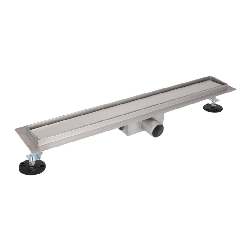 Qtap Трап із нержавіючої сталі Taurus Tile800 лінійний із сухим затвором під плитку