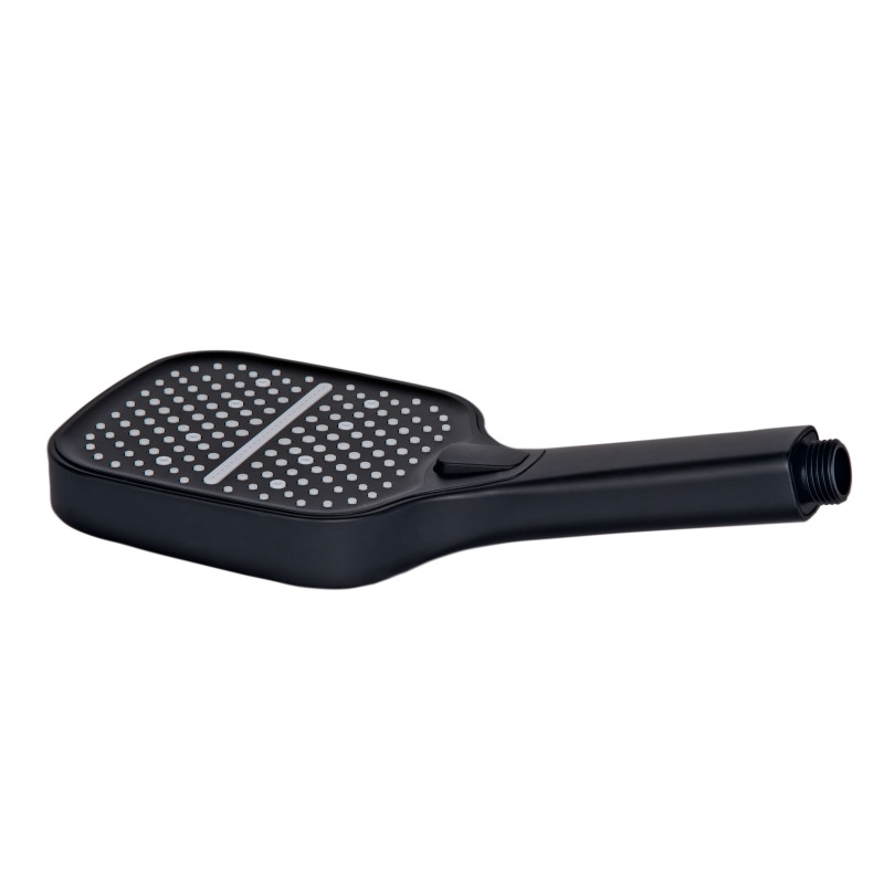 Qtap Лійка для ручного душу Rucni 260x120 мм округла QTRUC125BLM45782 Black Matt