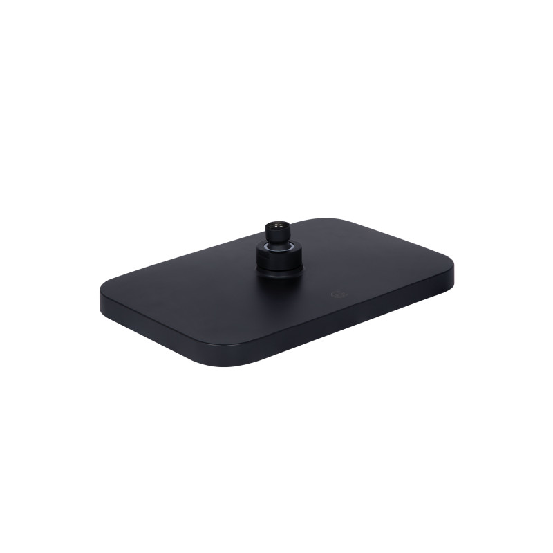 Qtap Лійка для верхнього душу Hlavova 300x200 мм прямокутна QTHLA107BLM45783 Black Matt