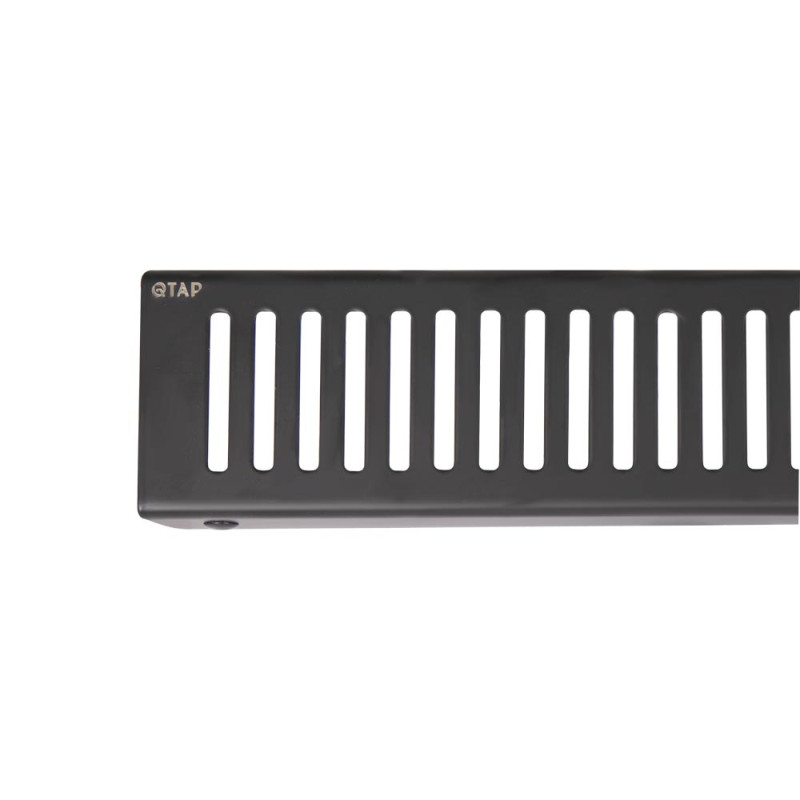 Qtap Трап із нержавіючої сталі Taurus FA700MBLA лінійний із сухим затвором