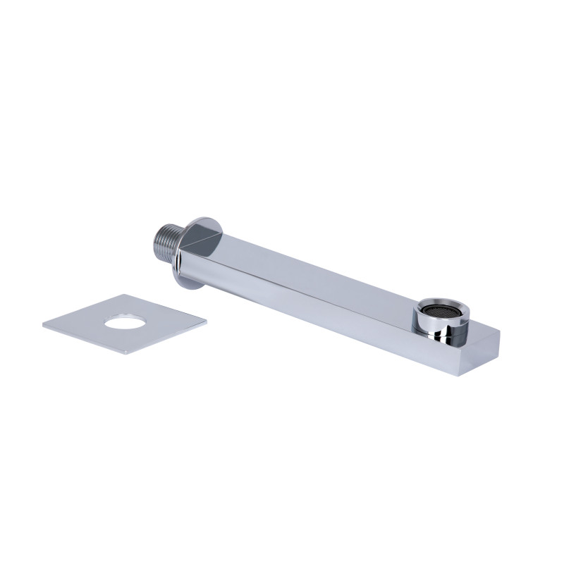 Qtap Вилив для систем прихованого монтажу Vytok 180 мм прямокутний QTVYT246CRM45932 Chrome