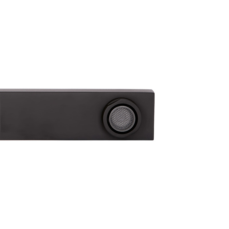 Qtap Вилив для систем прихованого монтажу Vytok 200 мм прямокутний QTVYT246BLM45937 Black Matt