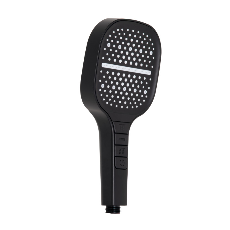 Qtap Лійка для ручного душу Rucni 130x130 мм QTRUC125BLM45957 Black Matt