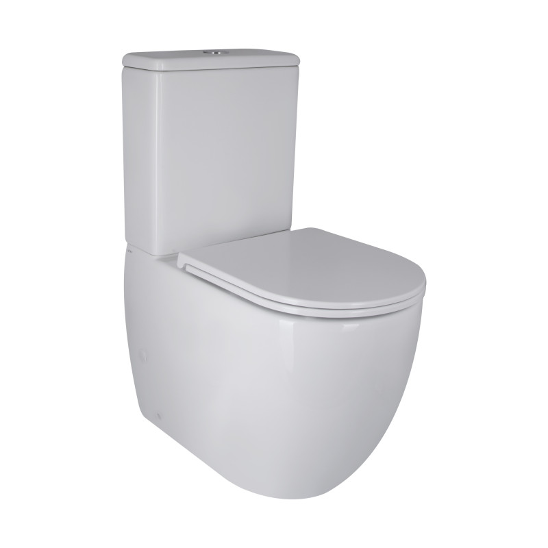 Qtap Унітаз-компакт Robin Ultra Quiet безободковий з сидінням Soft-close QT13222128AUQ1W