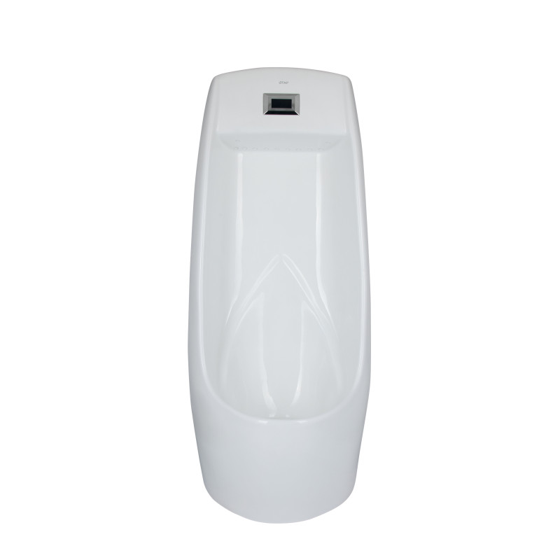 Qtap Пісуар підлоговий Scorpio з ІЧ-датчиком автоматичного змиву 430х370х990 White QT1488101HW