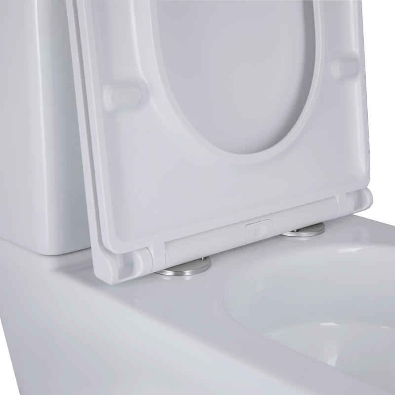 Qtap Унітаз-компакт Cardinal Ultra Quiet безободковий з сидінням Soft-close QT04222168AUQ3W