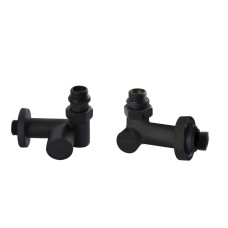 SD Forte Комплект кранів 1/2" НР для рушникосушарки кутовий чорний SF395W15HEB