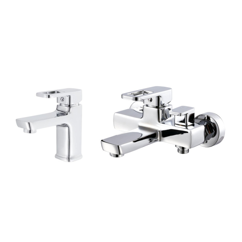 Lidz Набір змішувачів Wawel 001 + Wawel 006 Chrome