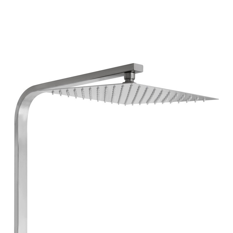 Lidz Душова система універсальна Kubis 1033 на три споживача (з виливом) (k35) LDKUB1033NKS46110 Nickel