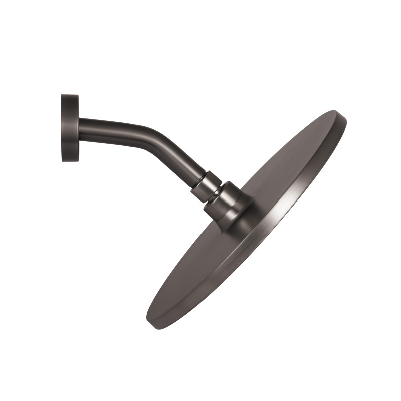 Qtap Душова система універсальна Slavonice прихованого монтажу на два споживача QTSLA113GMB45899 Gunmetal Black PVD