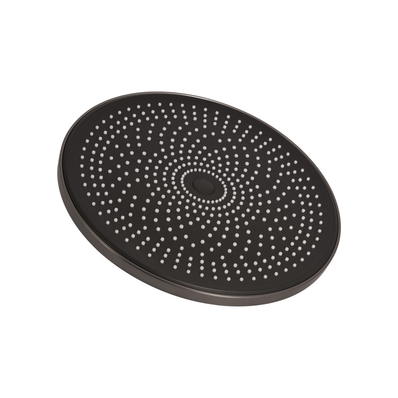 Qtap Душова система універсальна Slavonice прихованого монтажу на два споживача QTSLA113GMB45899 Gunmetal Black PVD