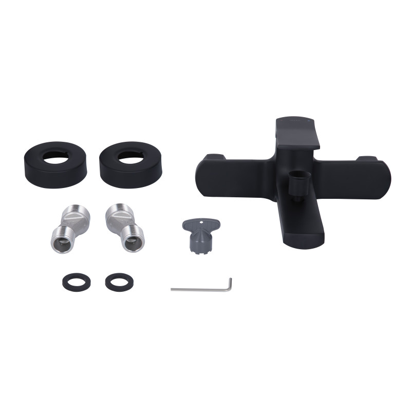 Qtap Змішувач для ванни Slavonice QTSLA259BLM45918 Black Matt