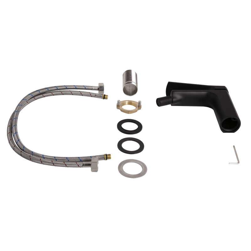 Qtap Змішувач для біде Slavonice QTSLA255BLM45922 Black Matt