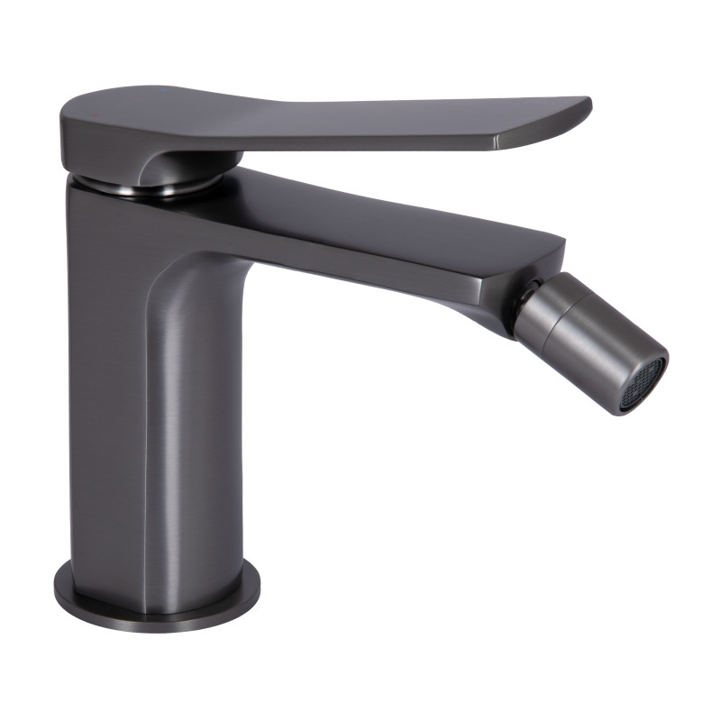 Qtap Змішувач для біде Slavonice QTSLA255GMB45923 Gunmetal Black PVD