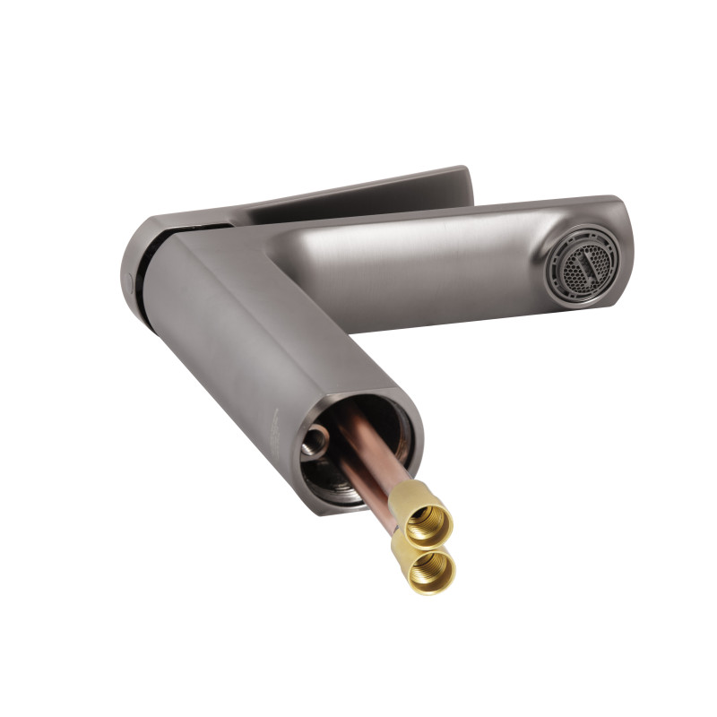 Qtap Змішувач для раковини Slavonice QTSLA270GMB45924 Gunmetal Black PVD