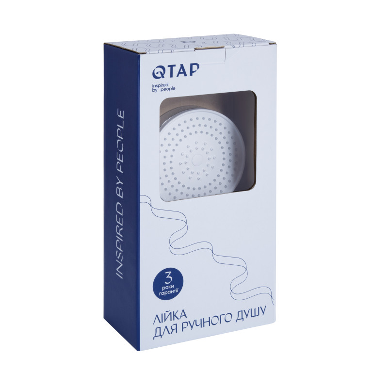 Qtap Лійка для ручного душу Rucni D 130 мм округла QTRUC125CRM45950 Chrome