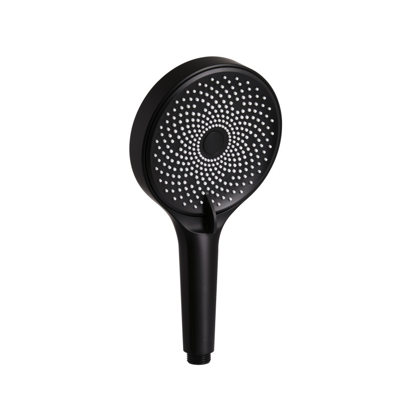 Qtap Лійка для ручного душу Rucni D 130 мм округла QTRUC125BLM45953 Black Matt